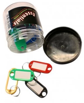 Image of Value Key Fobs Assorted Colours PK20