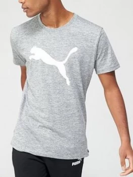 Image of Puma Heather Cat T-Shirt - Medium Grey Heather