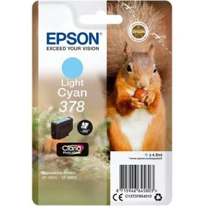 Image of Epson Squirrel 378 Light Cyan Ink Cartridge