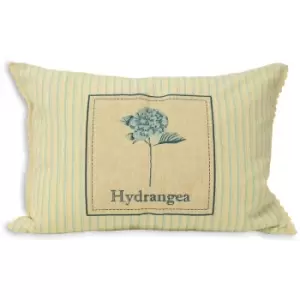 Image of Riva Home Secret Garden Hydrangea Cushion Cover (35x50cm) (Blue) - Blue