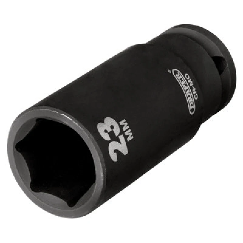 Image of Draper 20192 Hi-TORQ Deep Impact Socket, 1/2" Sq. Dr., 23mm 20192