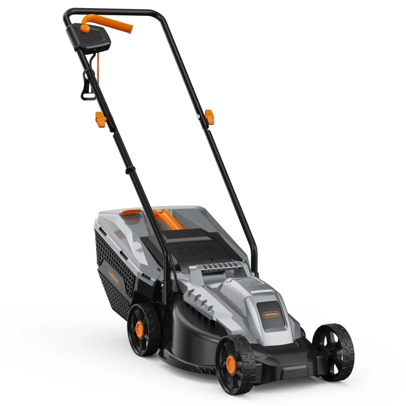 Image of VonHaus For All Types of Grass Electric Corded Lawn Mower 1200W Black