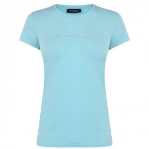 Image of Emporio Armani Essential T-Shirt Angel Blue Size L Women