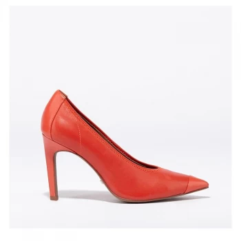 Image of Reiss Lowri Court Shoes - Coral