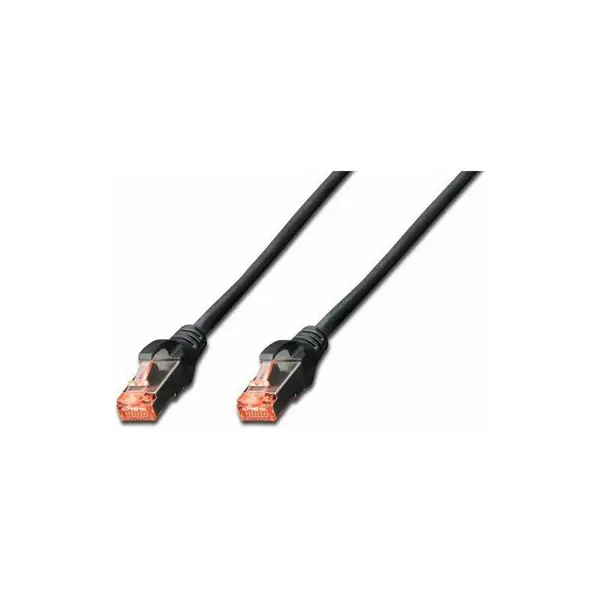 Image of ASSMANN Assmann - Digitus DK-1644-010/BL 1m Cat6 s/ftp (s-stp) Black networking cable ZF2089109_DK-1644-010/BL