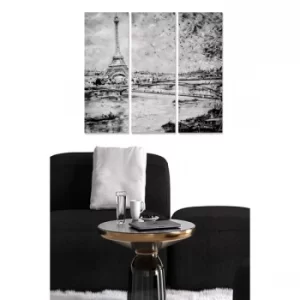 Image of MDF8986464 Multicolor Decorative MDF Painting (3 Pieces)