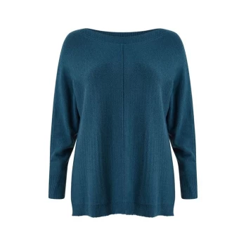 Image of Yumi Teal Knitted Jumper - Teal