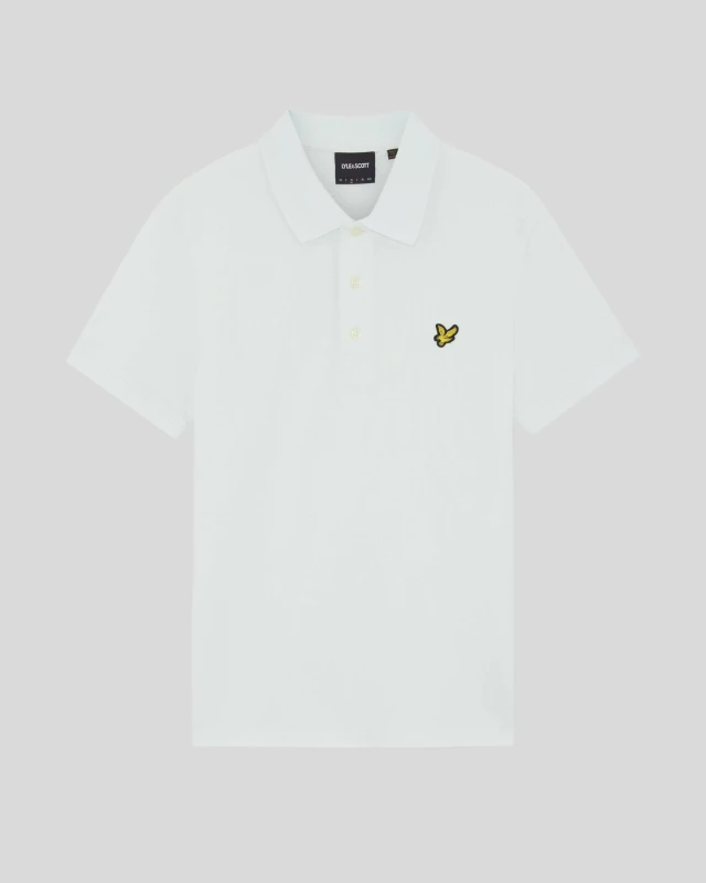 Image of Lyle & Scott Big Tall Plain Polo Shirt -Blue - Cream Cream WV72R Male 1XL,2XL,3XL,4XL,5XL