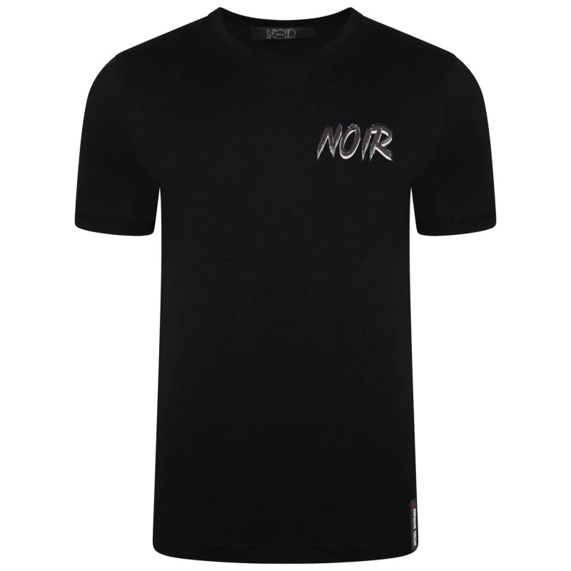 Image of Societe Noir Scribble T-Shirt Black male Small