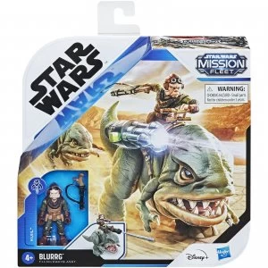 Image of Hasbro Star Wars Mission Fleet Kuiil Blurrg Action Figure