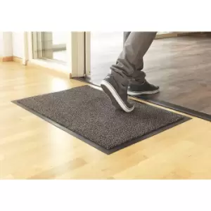 Image of COSMO entrance matting B1, grey / brown, LxW 1500 x 900 mm