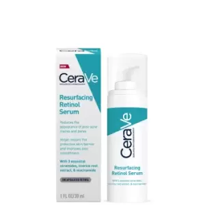 Image of CeraVe Resurfacing Retinol Serum with Ceramides and Niacinamide for Blemish-Prone Skin 30ml