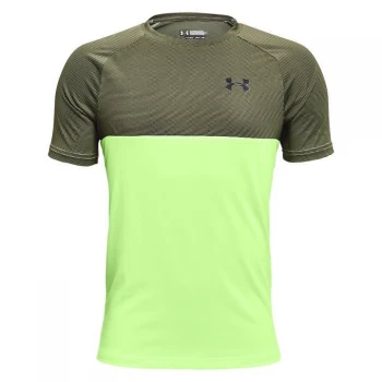 Image of Urban Armor Gear Tech Colour Block Short Sleeve T Shirt Junior Boys - Green