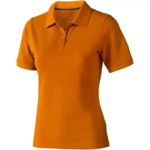 Image of Elevate Calgary Short Sleeve Ladies Polo (M) (Orange)