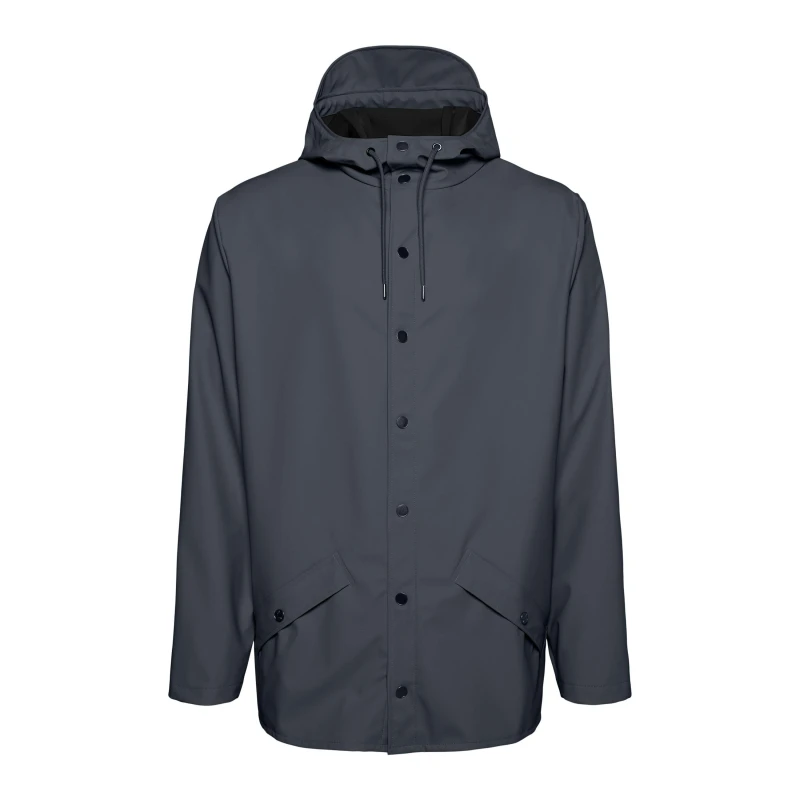 Image of Rains Short Jacket - Grey Grey M