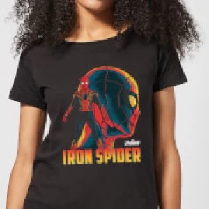 Image of Avengers Iron Spider Womens T-Shirt - Black