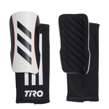 Image of adidas Tiro League Shin Guards Unisex - White / Black / Black / Solar