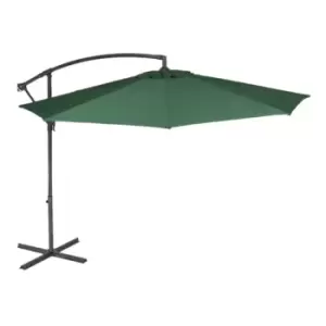 Image of Sturdi Round 3m Aluminium Cantilever Parasol (base not included) - Green