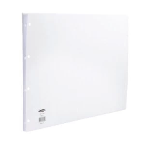 Image of Concord Subject Dividers 150gsm Punched 4 Holes 5 Part A3 White