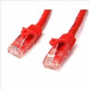 Image of Cat6 Patch Cable With Snagless Rj45 Connectors 1m Red
