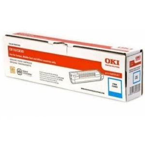 Image of OKI 44059107 Cyan Laser Toner Ink Cartridge