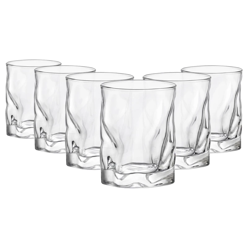 Image of Bormioli Rocco Sorgente Double Whisky Glasses - 420ml - Pack of 6 Clear unisex