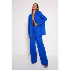 Image of I Saw It First Cobalt Blue Tailored Wide Leg Trouser - Blue