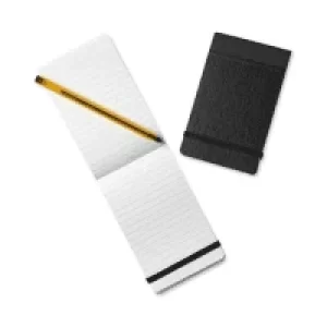 Image of Summit 160 Page Casebound Ruled Notebook with Elastic Band (76mm x 127mm) (3 Pack)