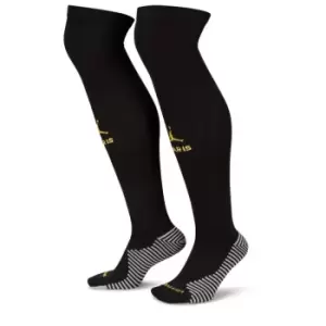 Image of Air Jordan Paris Saint Germain Fourth Socks 2023 2024 Adults - Black