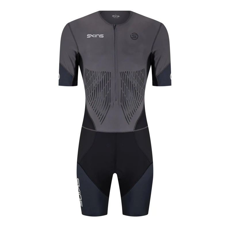 Image of Skins Elite Tri Suit - Grey Grey S