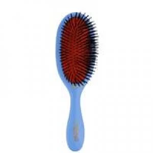 Image of Mason Pearson Pure Boar Bristle Handy Sensitive Brush Blue SB3