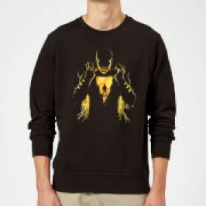 Image of Shazam Lightning Silhouette Sweatshirt - Black - S