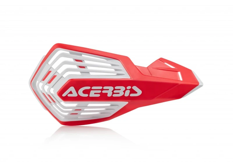 Image of 0024296.343 - Acerbis X-Future Hand Guards - Red/ White 0024296.343