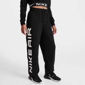 Image of Womens Nike Sportswear Air Fleece Oversized High-Rise Jogger Pants