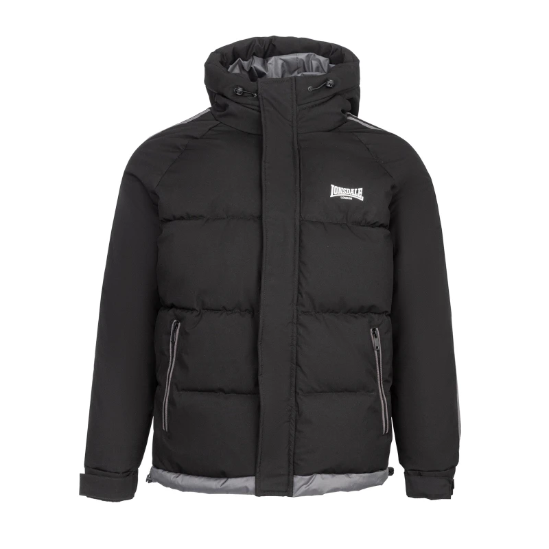 Image of Lonsdale Pad Jkt - Black 2XL