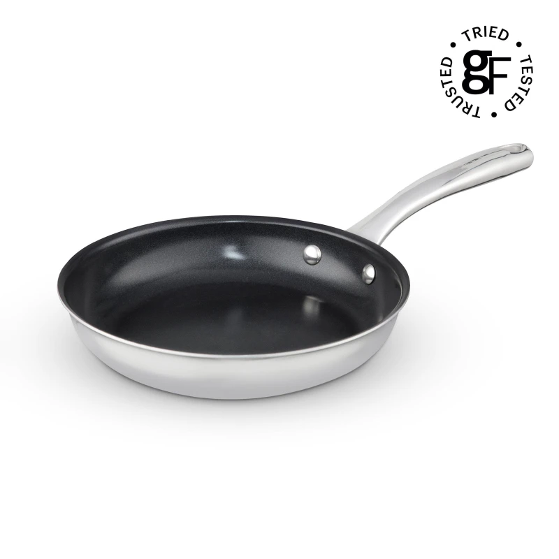 Image of Tower Tower Good Food in Partnership with Tri-Ply 30cm Frying Pan GF900273 in Black A Unisex 5056462377339