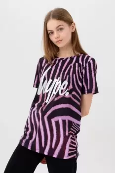Image of Zebra Crush Script T-Shirt