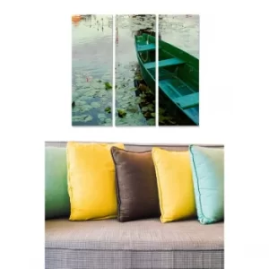 Image of MDF8202829 Multicolor Decorative MDF Painting (3 Pieces)