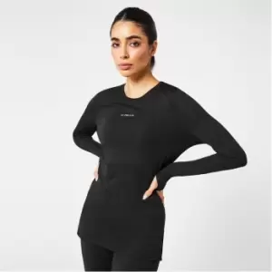 Image of LA Gear Long Sleeve T Shirt Womens - Black