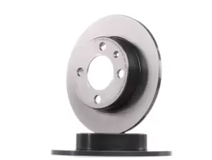 Image of PAIR PAINTED BREMBO BRAKE DISCS 08.7165.21