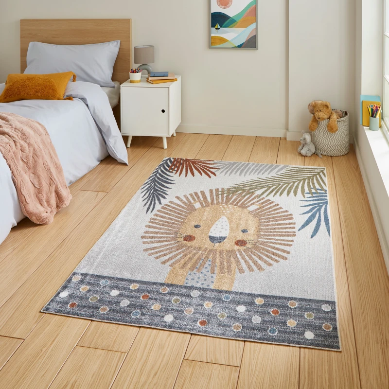 Image of Vida Lion Washable Rug