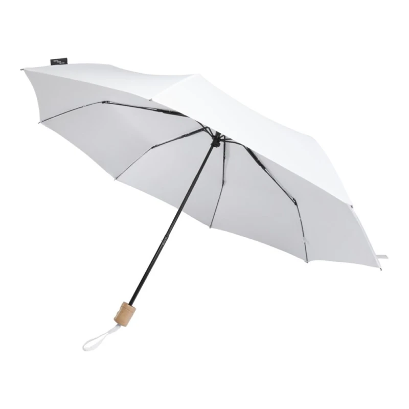 Image of Floso Mens Dane RPET Folding Umbrella in White White Male