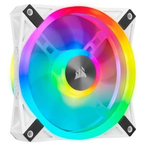 Image of Corsair iCUE QL120 White with Addressable RGB PWM Fan Triple Pack -120mm