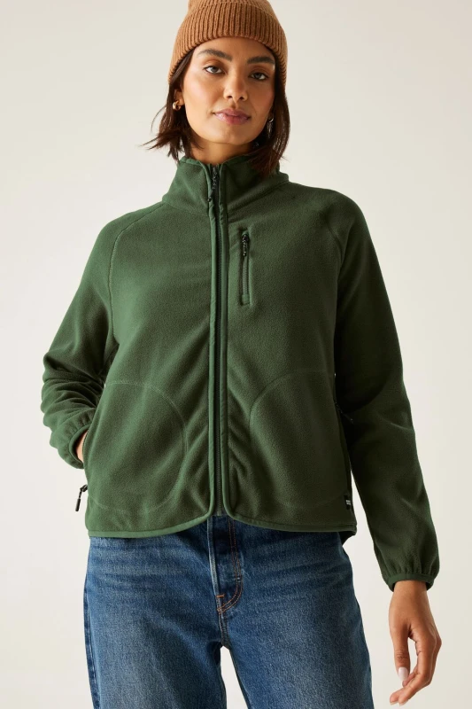 Image of Womens full-zip fleece Regatta Frankie Vert Female 38