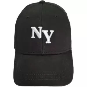 Image of Fabric Cap Mens - Black