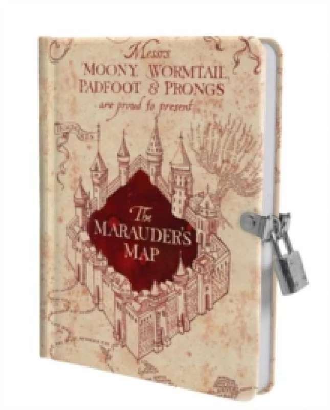 Image of Harry Potter: Marauder's Map Lock and Key Diary Other book format