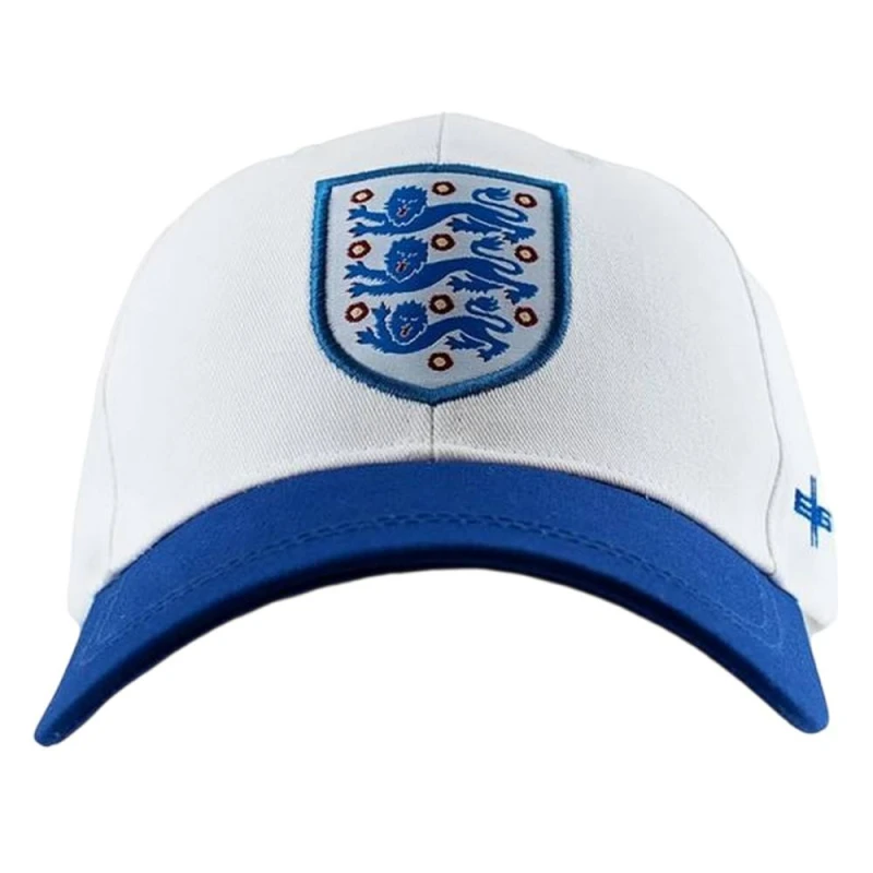 Image of England FA Mens Contrast Baseball Cap in White White Male One Size