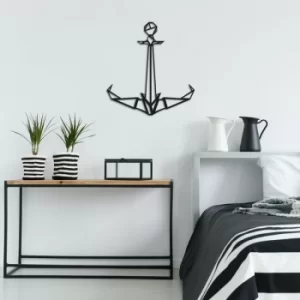 Image of Anchor2 Black Decorative Metal Wall Accessory