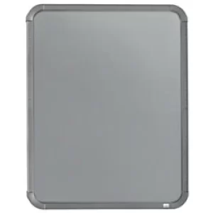 Image of Nobo Slimline Magnetic Dry Wipe Board with Pen and Built-In Eraser 280 x 14 x 360 mm