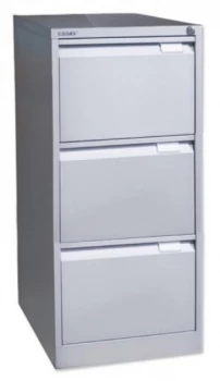 Image of Bisley 3D Filing Cab Lock Grey Flush